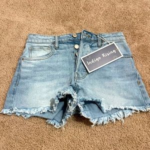 Indigo Rising Jean Shorts NWT